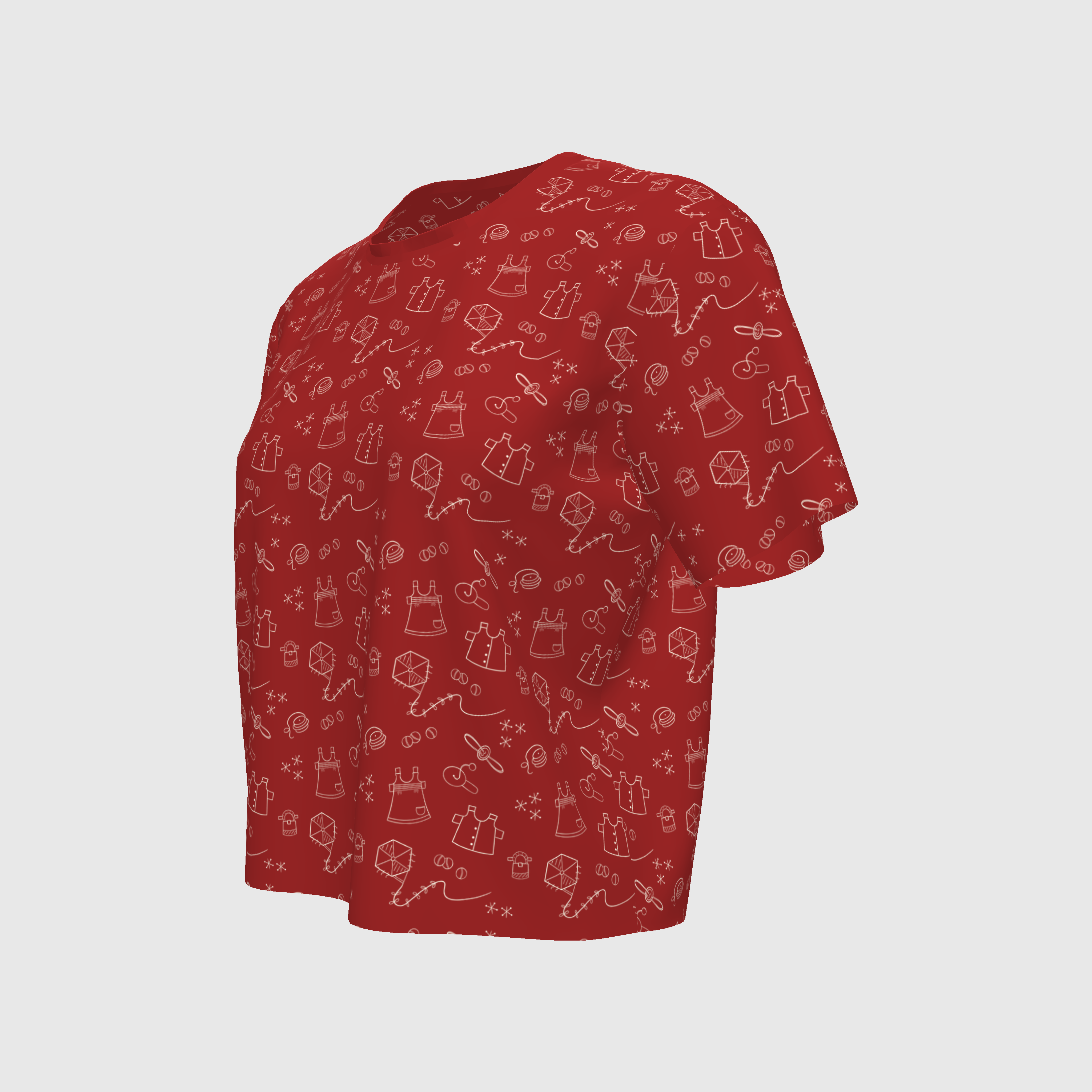 Women's Boxy Cropped T- shirt