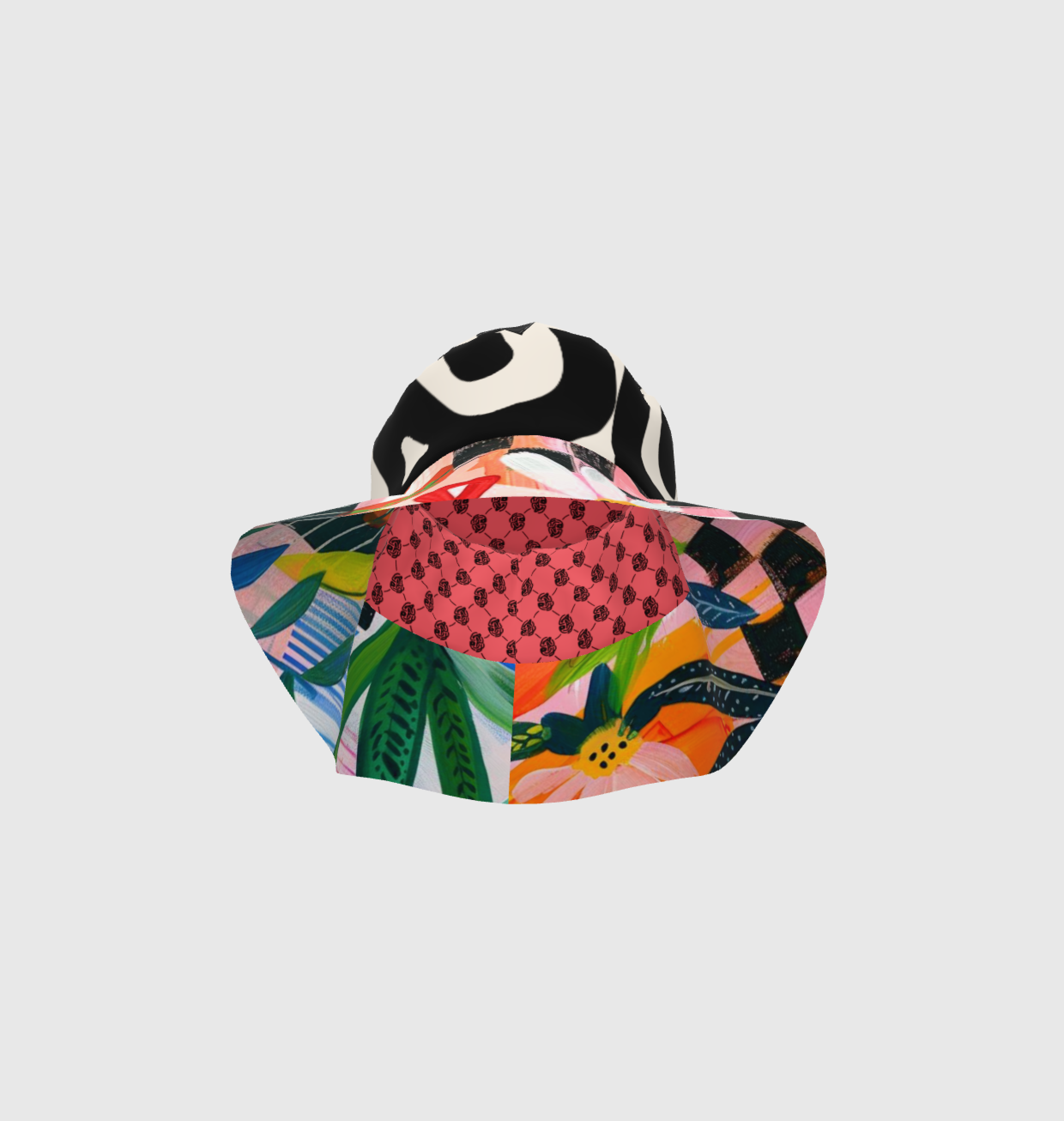Unisex Canvas Floral Bucket Hat