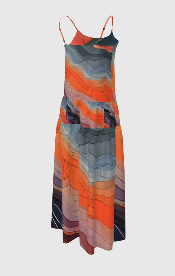 SD City Map Maxy Dress Satellite View