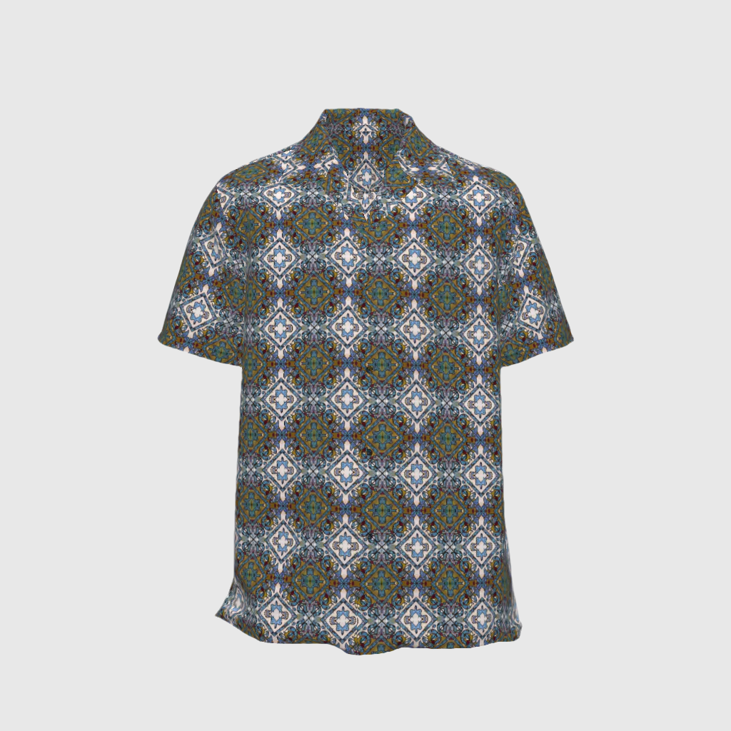 Short-sleeved Shirt Colonial In El Conde Print