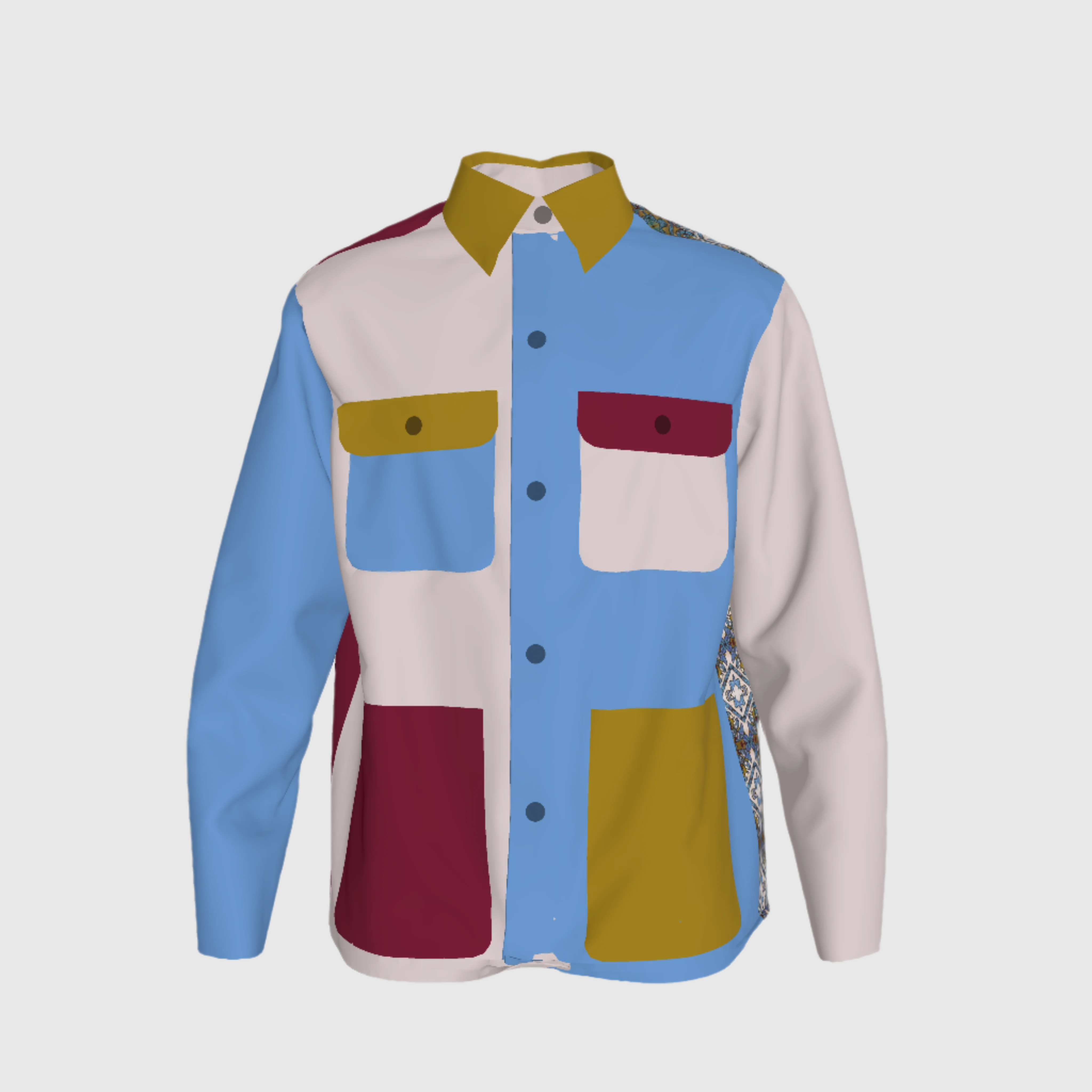 Abrigo Chaqueta D79 - Zoco 01 in Heavy Stretch Cotton Canvas