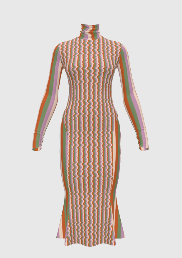 Candy Turtleneck Dress