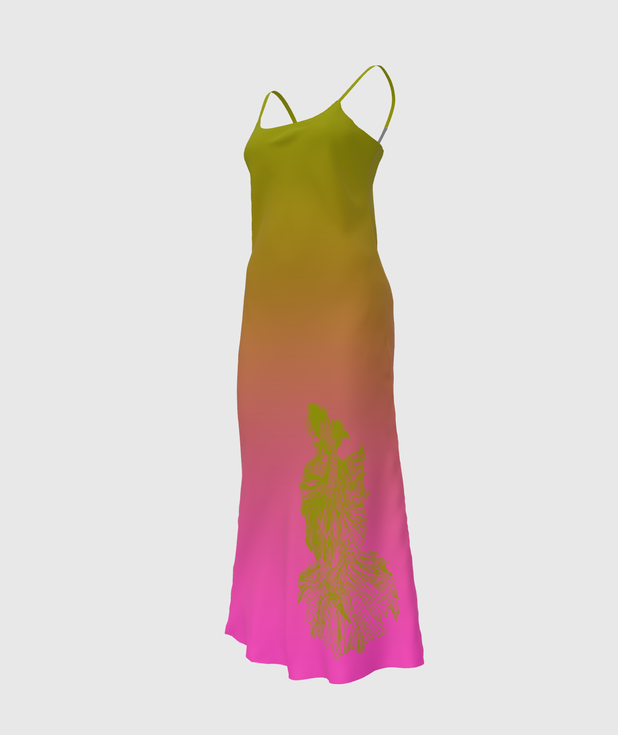 Slip Dress Betta In Dawn Print