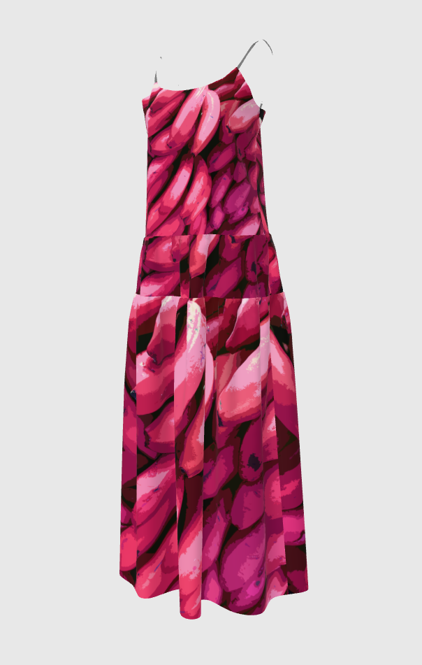 Hot Pink Graphic Platano Maxi