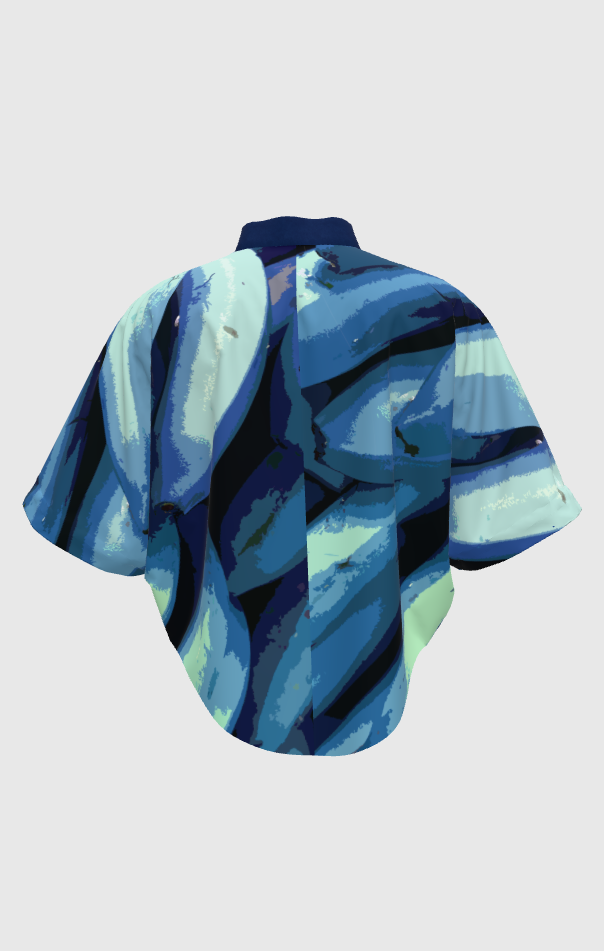Aplatanao Blue Voile Kimono