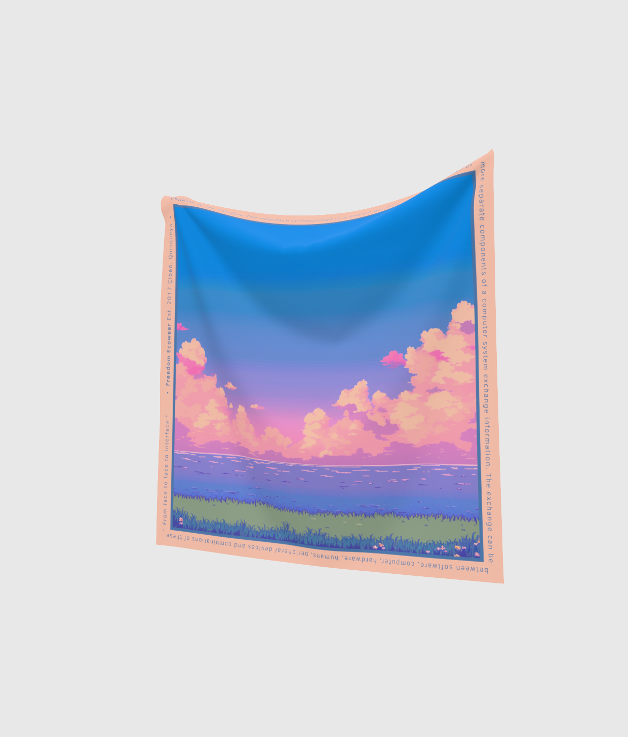 Pixel Paradise Scarf