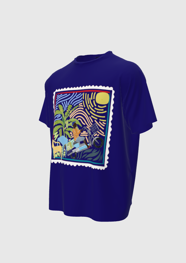 Navy Delivery Man T-Shirt