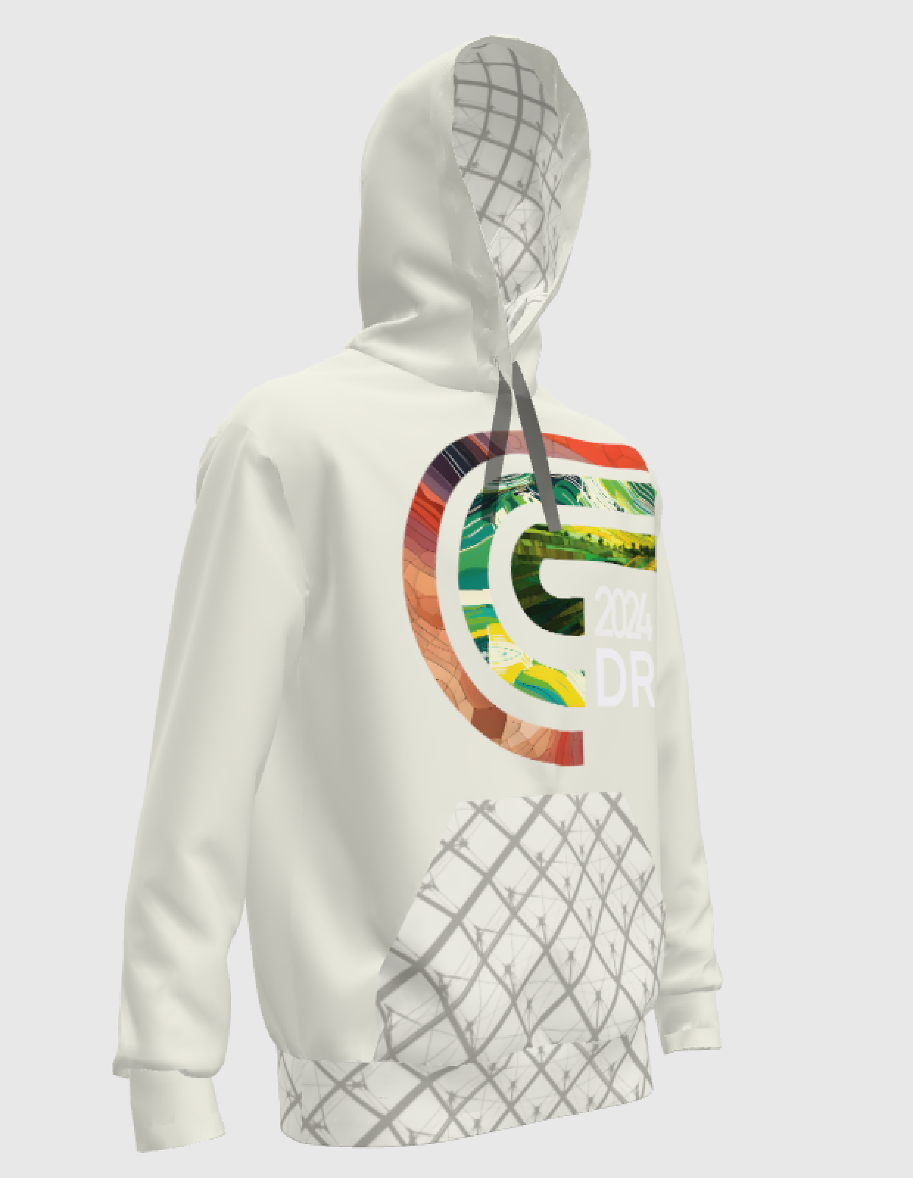 Running Track Rings with Louvre Hoodie