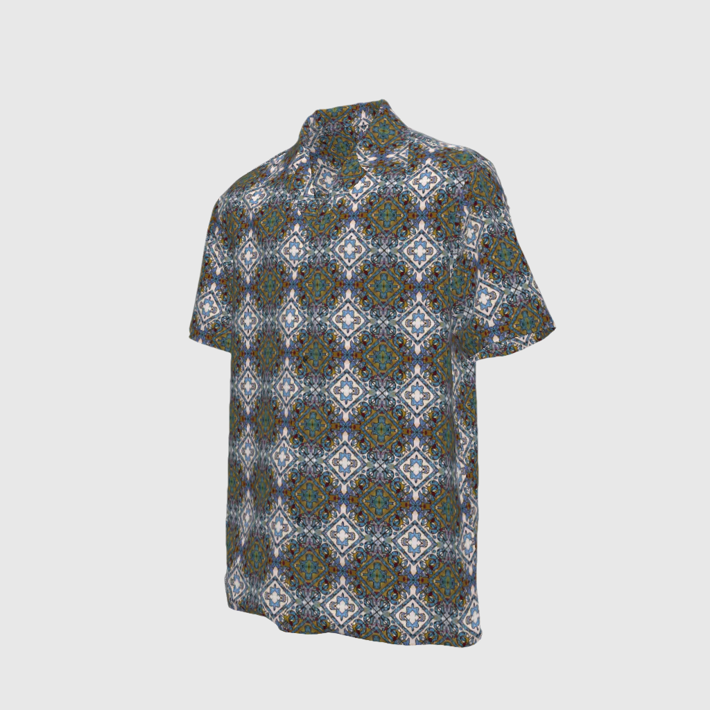 Short-sleeved Shirt Colonial In El Conde Print