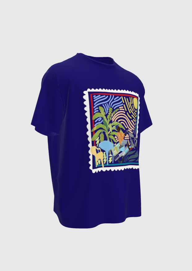 Navy Delivery Man T-Shirt