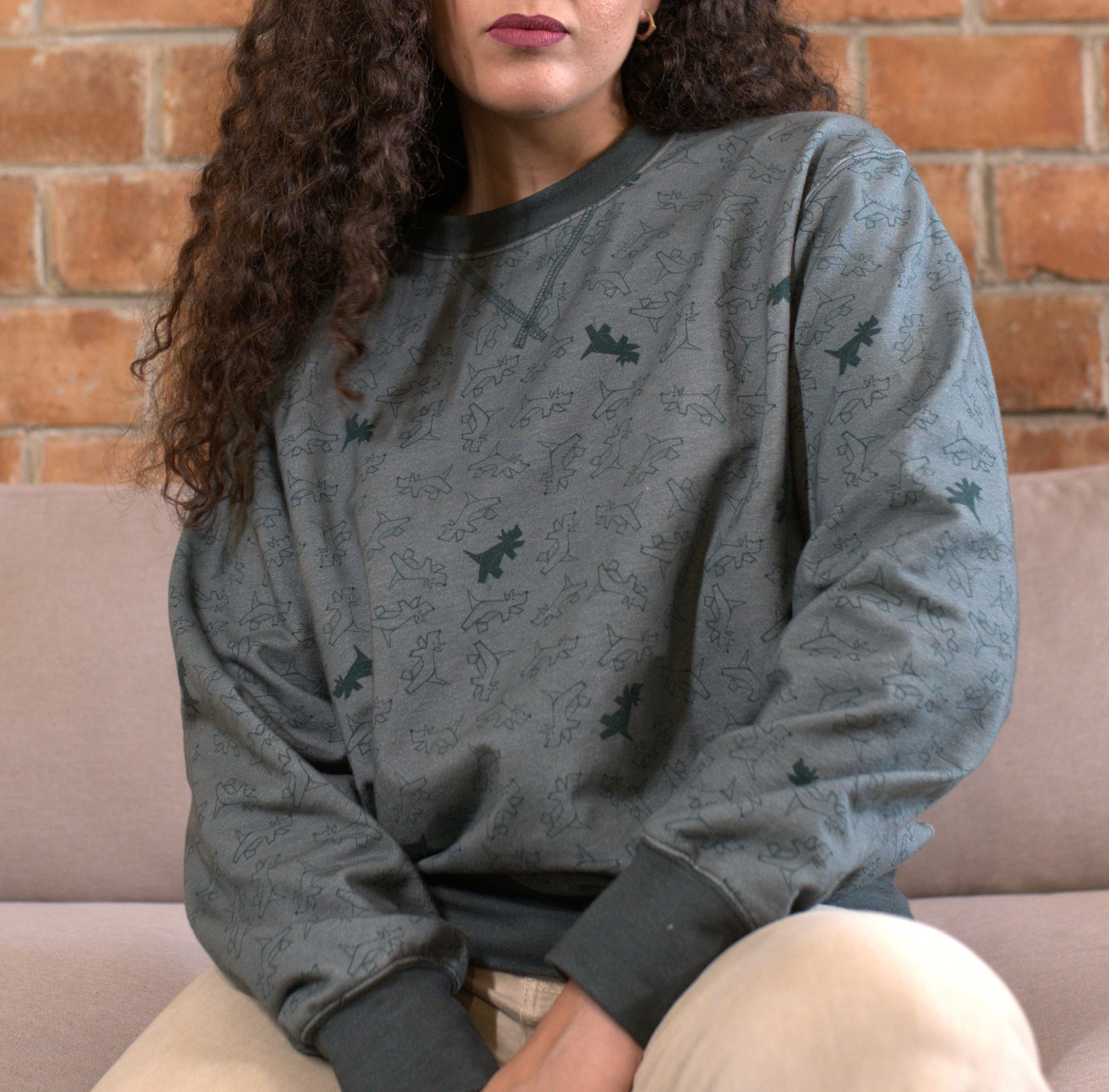 Camada Sweatshirt in Green