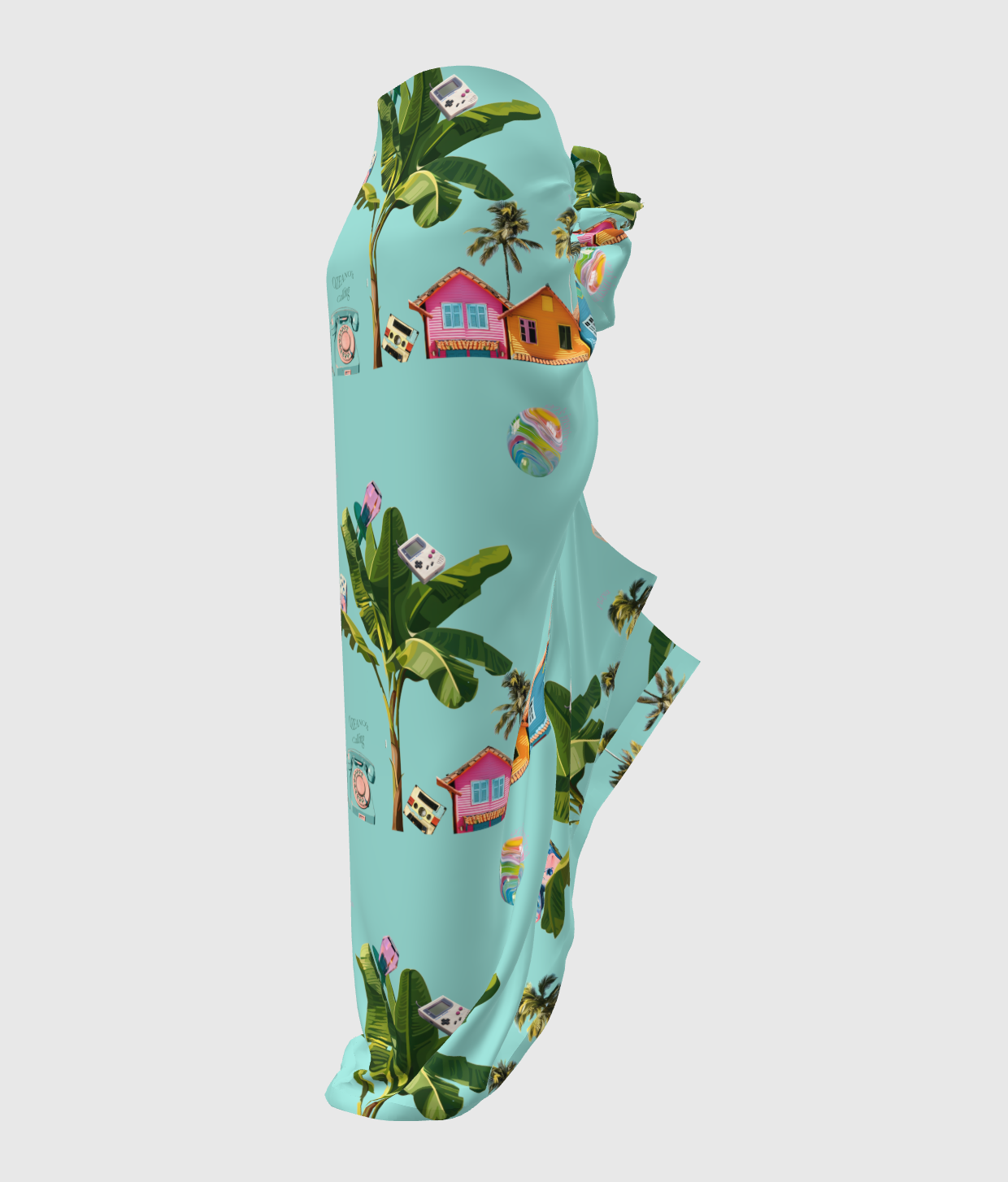 Laguna Sarong in Golden Days blue