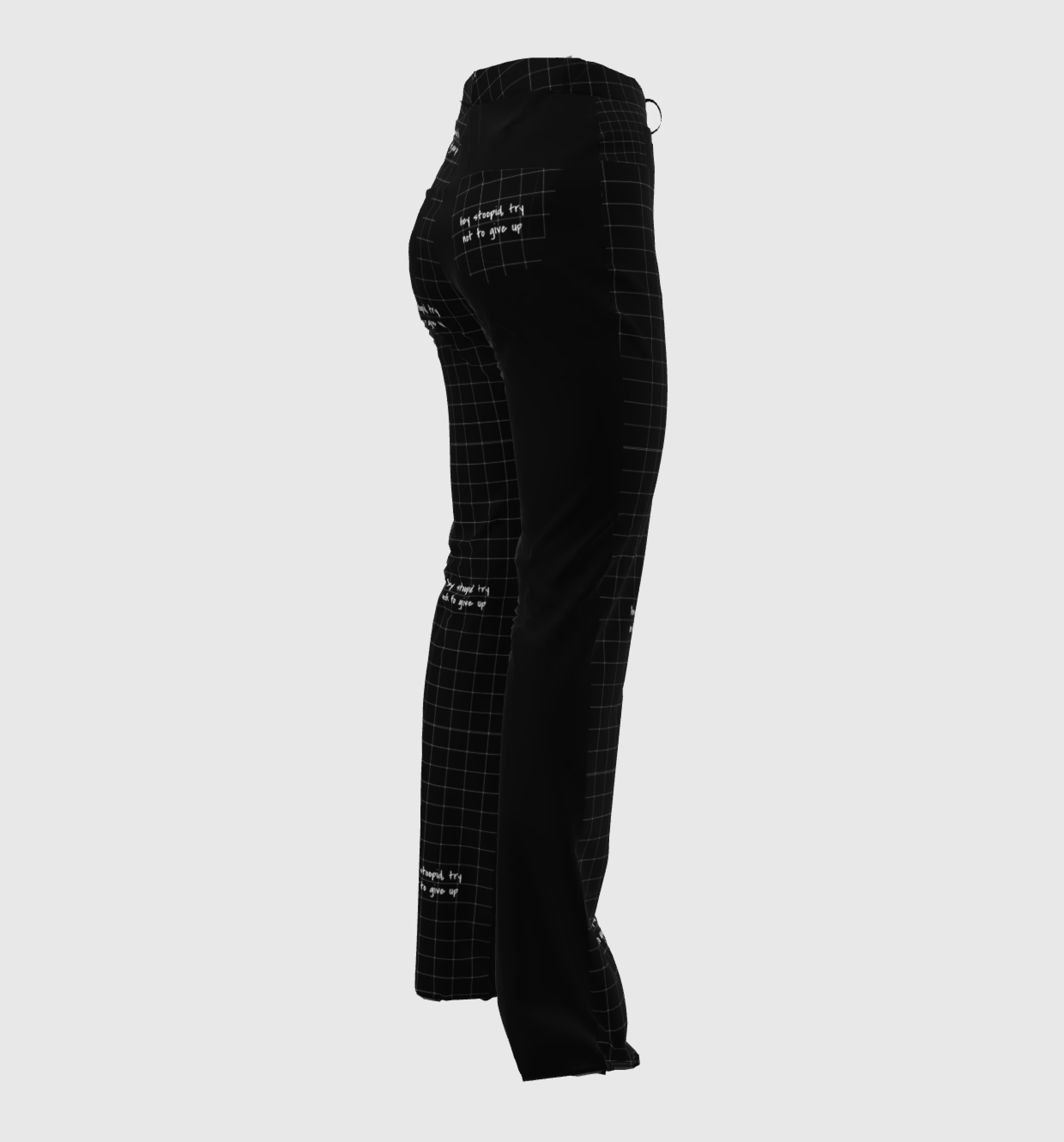 Women's Heavy Stretch -Try Not To Give Up Pants