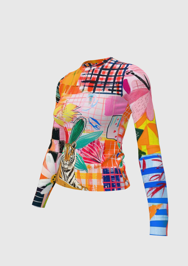 Long Sleeve ‘Tigre’ T-Shirt Women