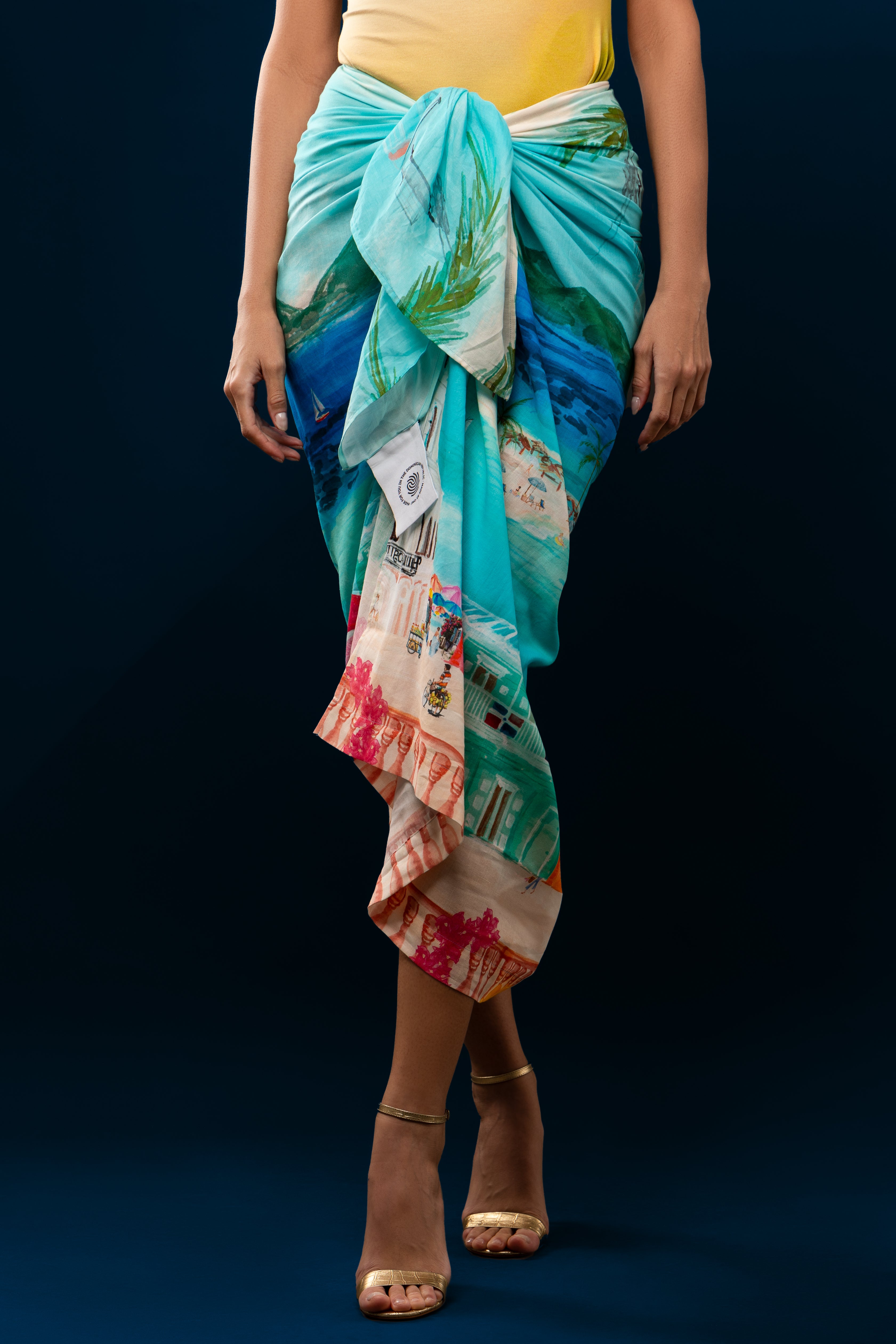 Wrapped Sarong Skirt - Puertoplata Sarong