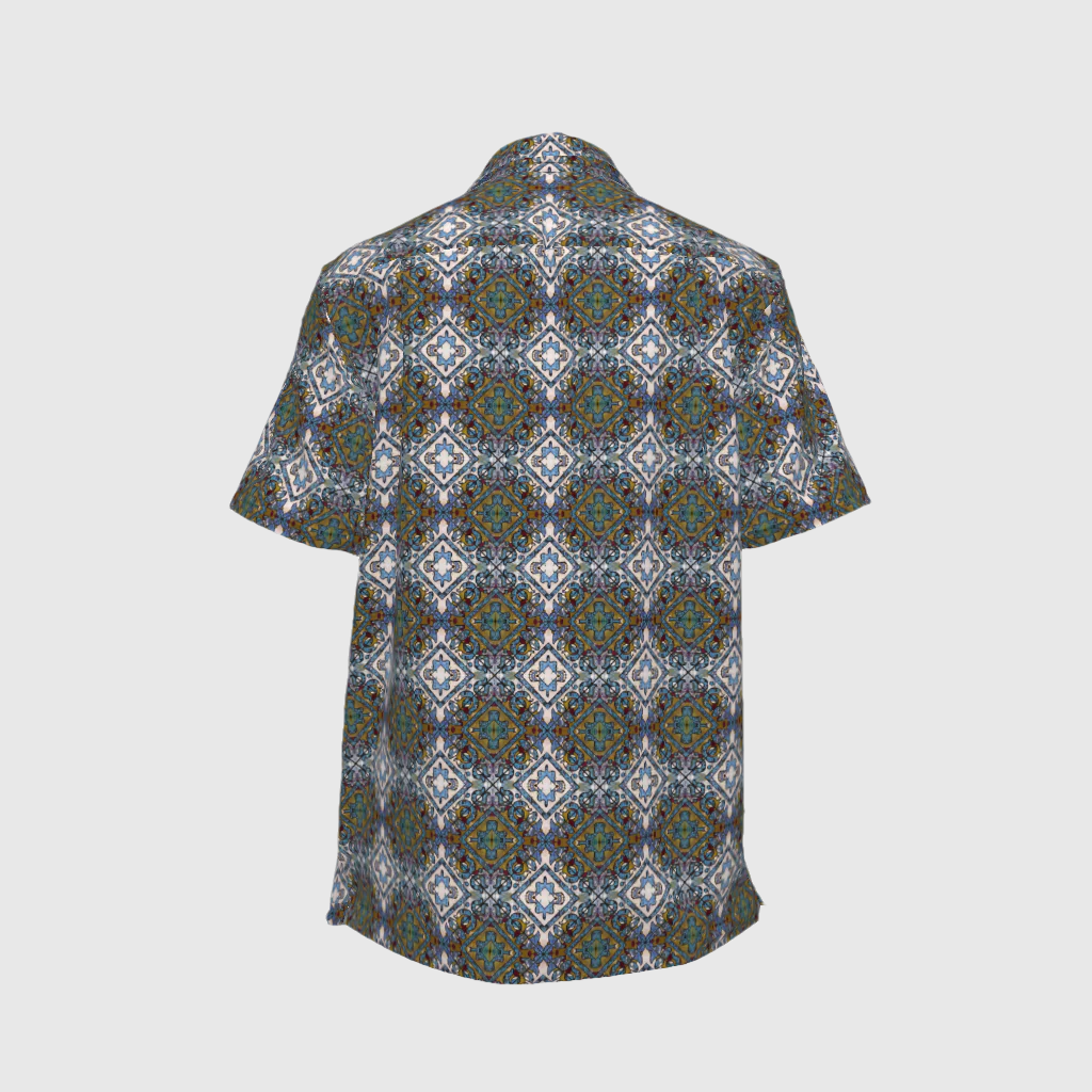 Short-sleeved Shirt Colonial In El Conde Print