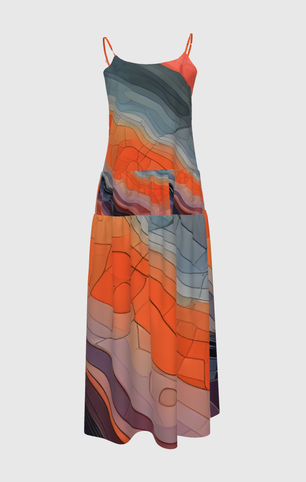 SD City Map Maxy Dress Satellite View