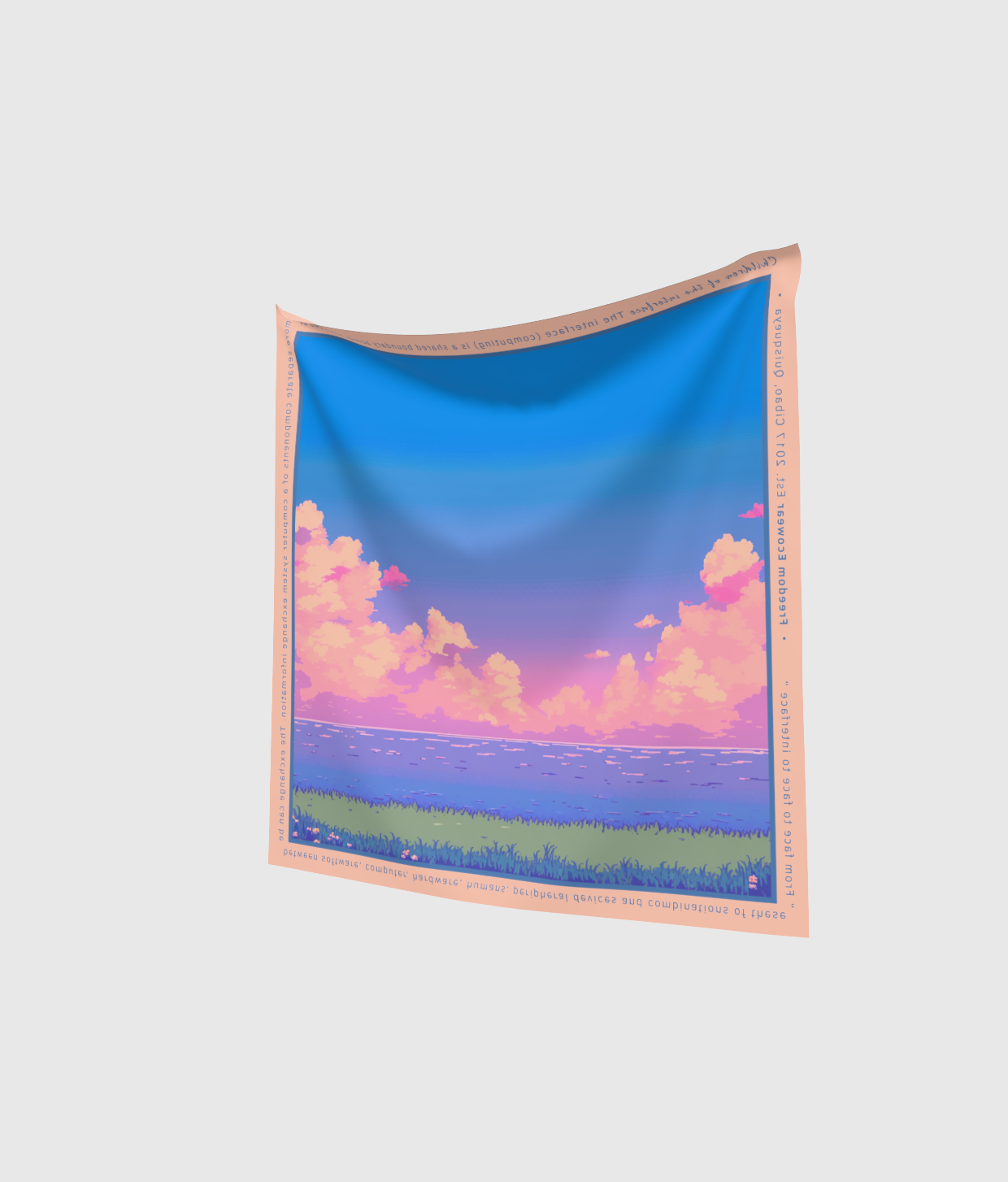 Pixel Paradise Scarf