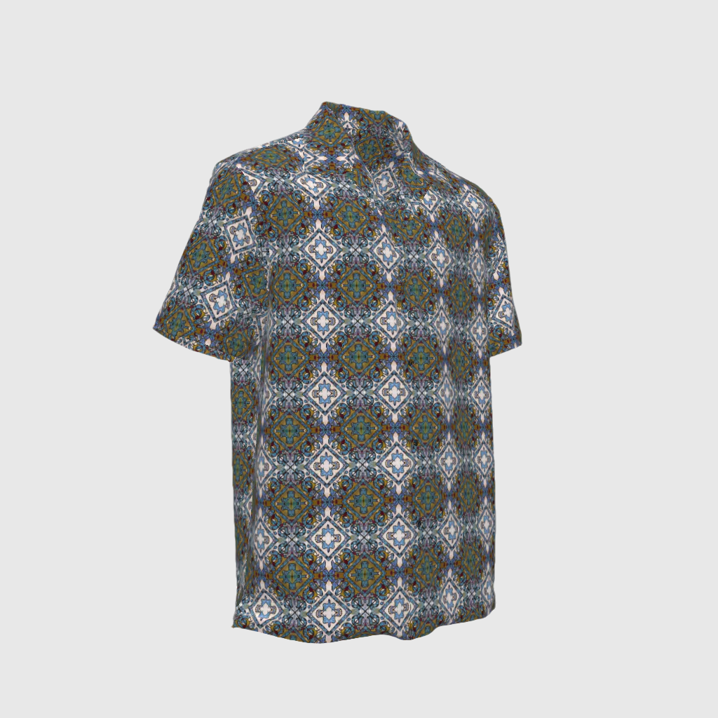 Short-sleeved Shirt Colonial In El Conde Print
