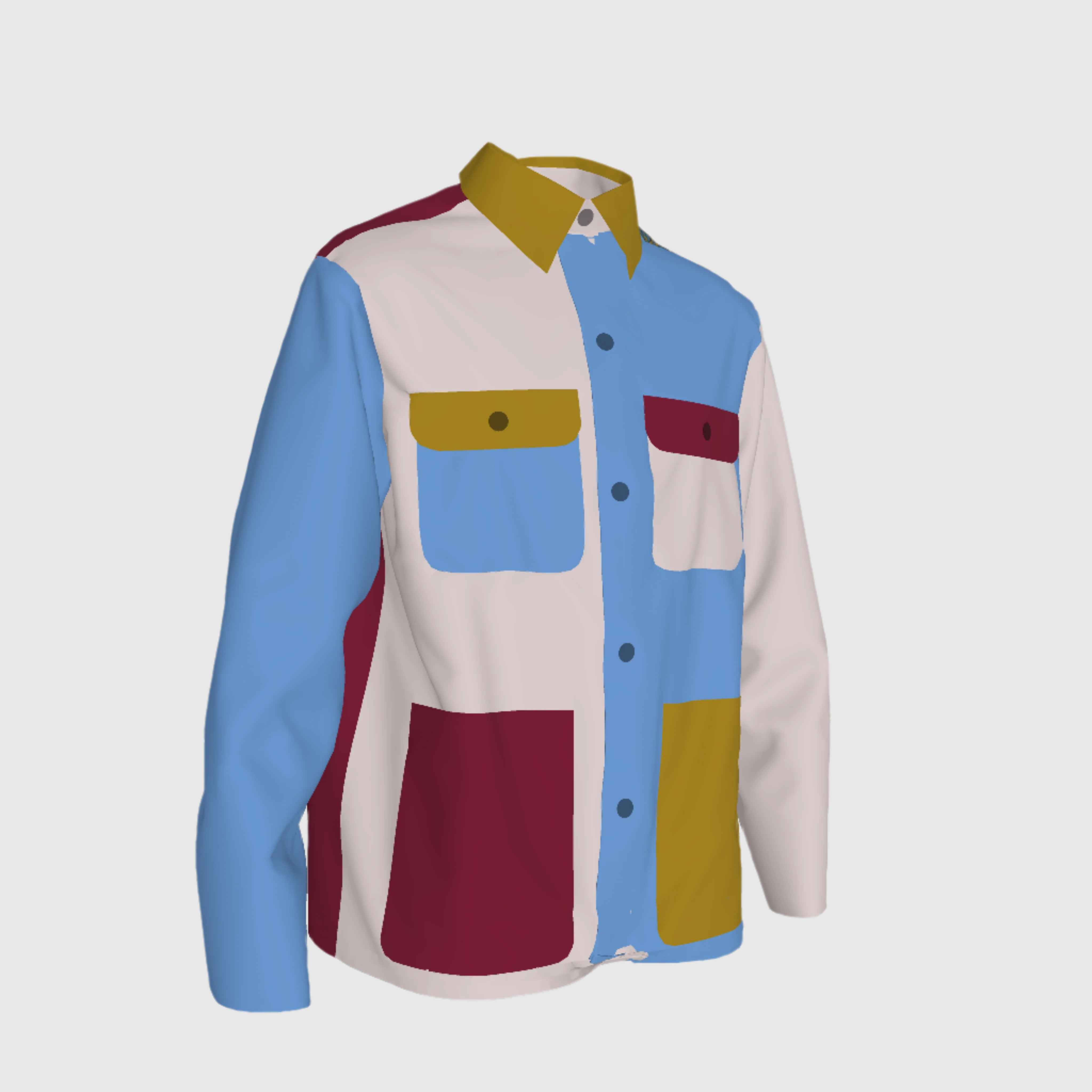 Abrigo Chaqueta D79 - Zoco 01 in Heavy Stretch Cotton Canvas