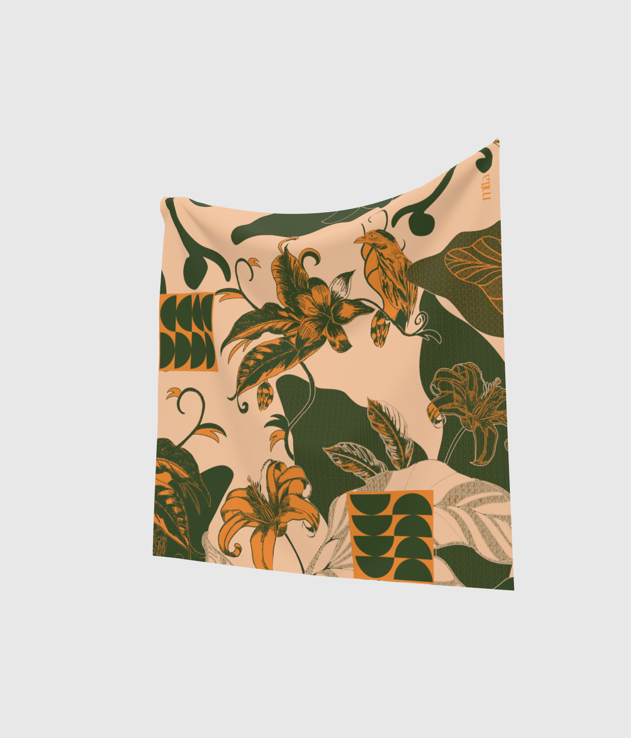 Tropical Paissage Scarf