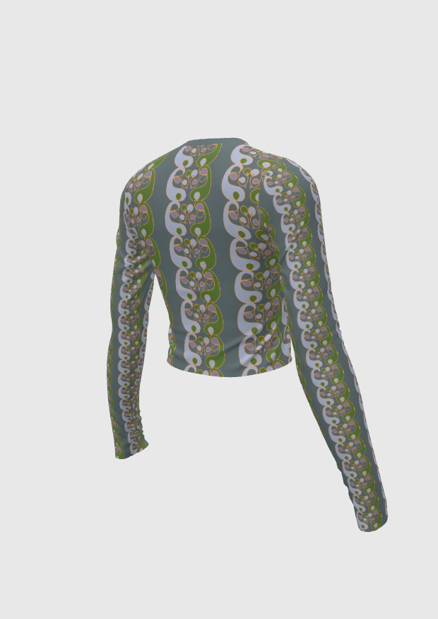 Doodle Green Slim T-Shirt