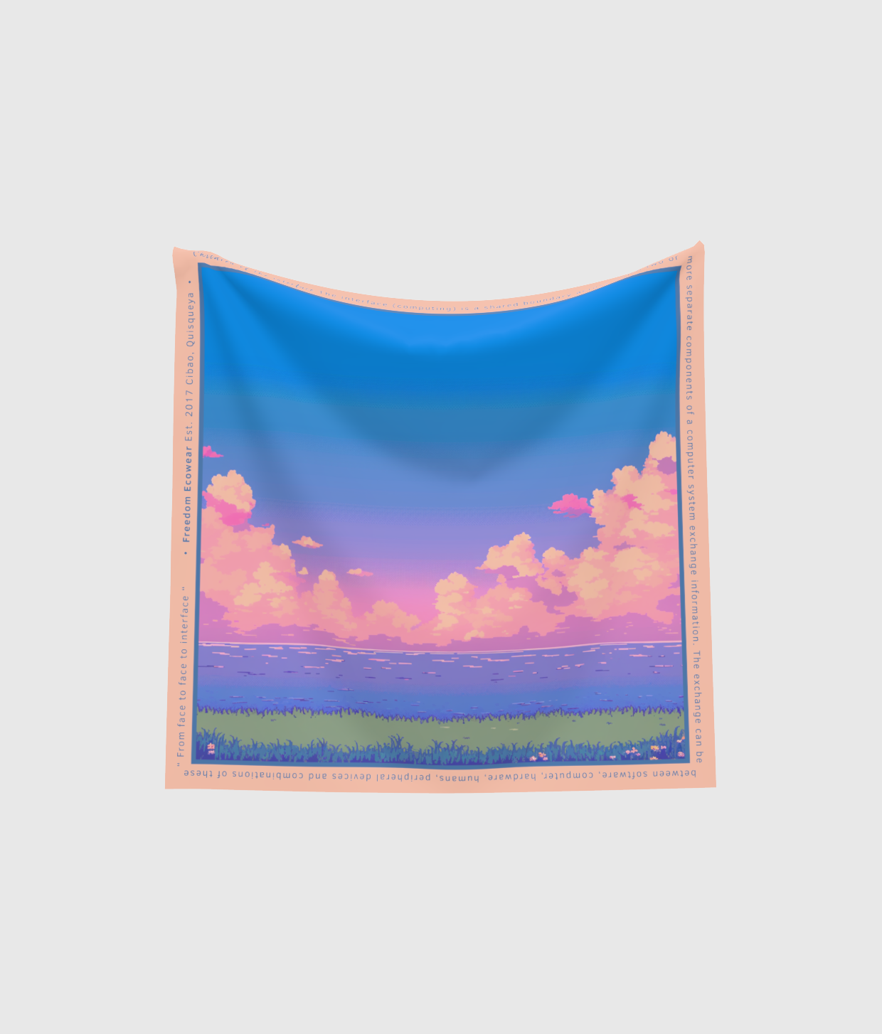 Pixel Paradise Scarf