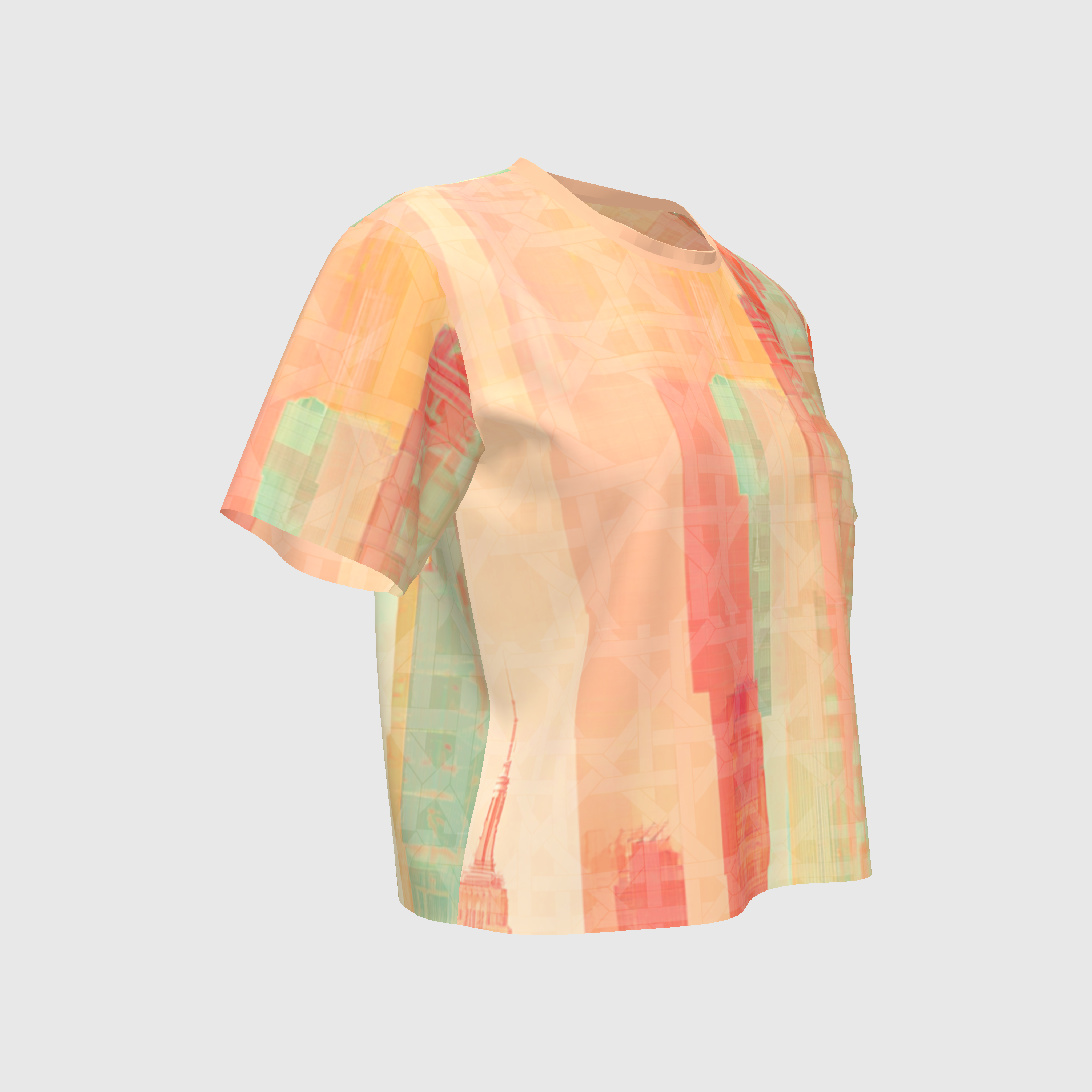 Rattan Pastel City Boxy T-shirt