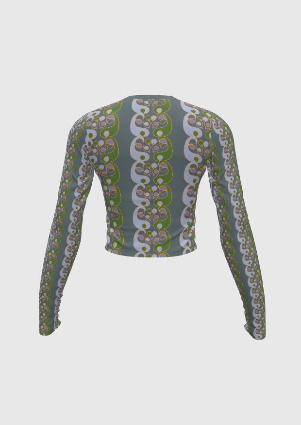 Doodle Green Slim T-Shirt