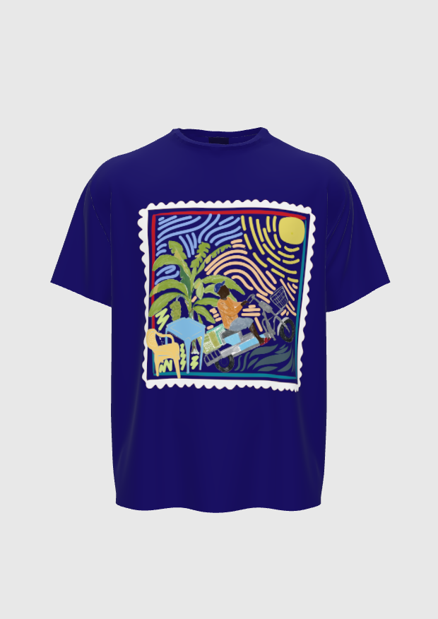 Navy Delivery Man T-Shirt