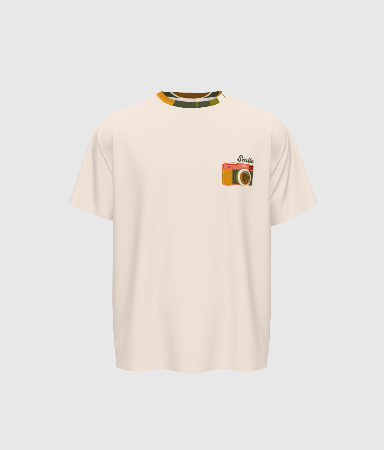 Essential Tshirt in Retro Smile