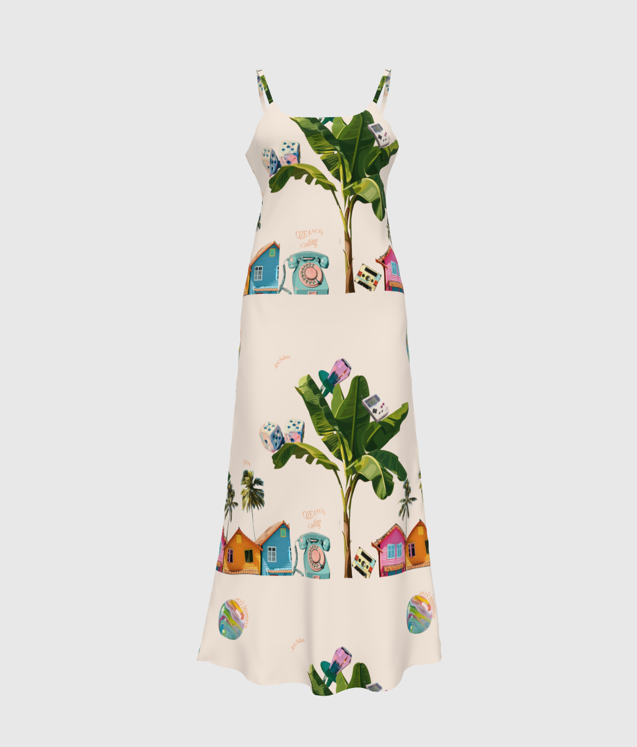 Olivia Slip dress in Golden Days