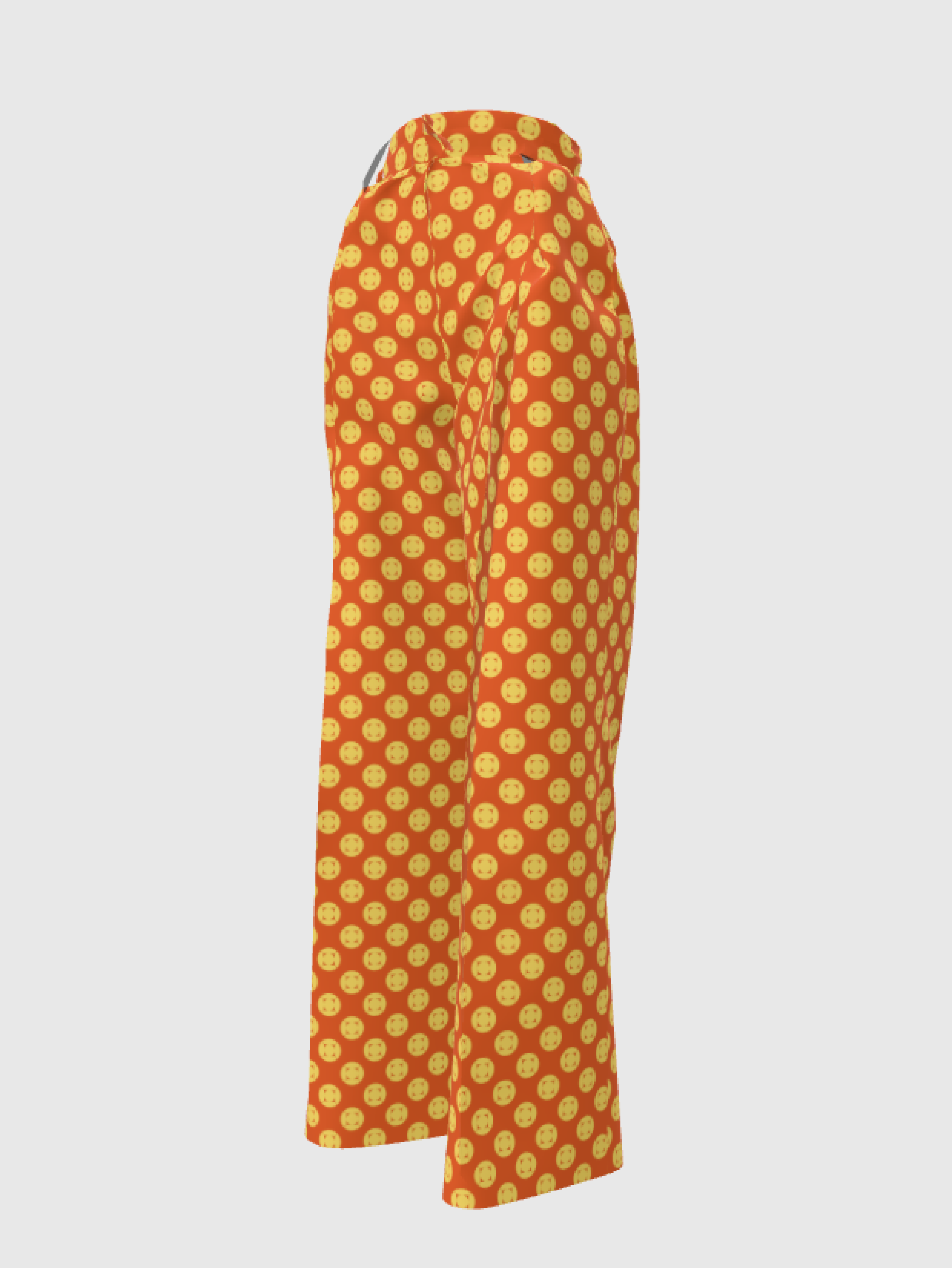 Orange Vibes Cotton Canvas Pant