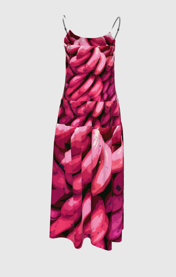 Hot Pink Graphic Platano Maxi