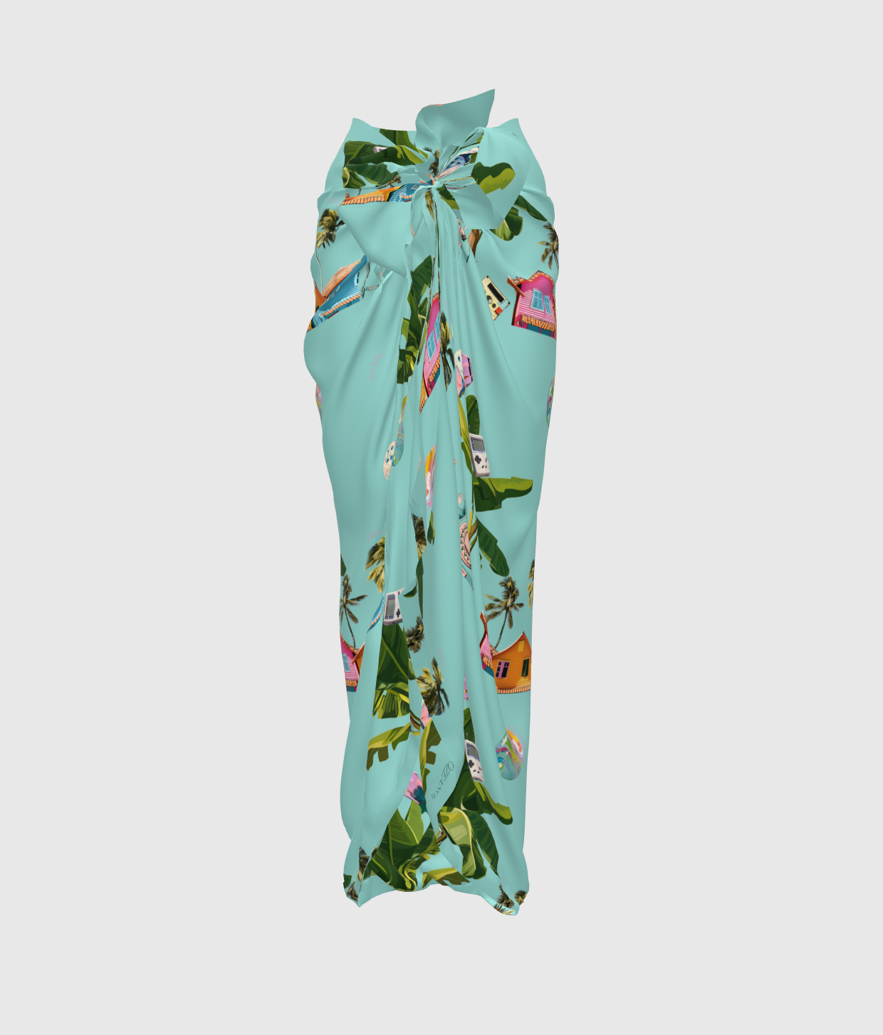 Laguna Sarong in Golden Days blue