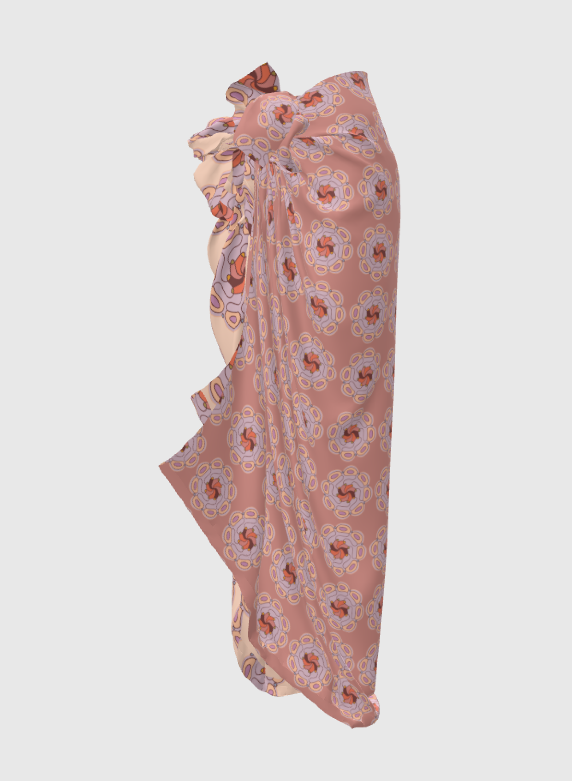 Doodle Medallion Maxi Wrap