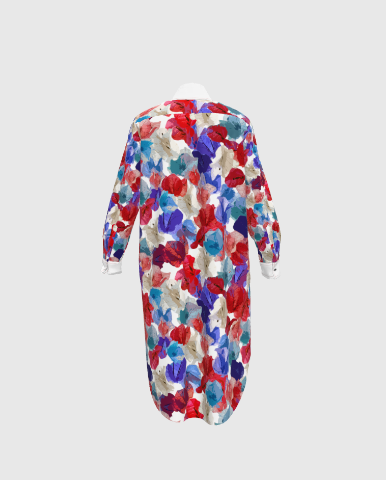 Trinitarias Voile Shirt Dress