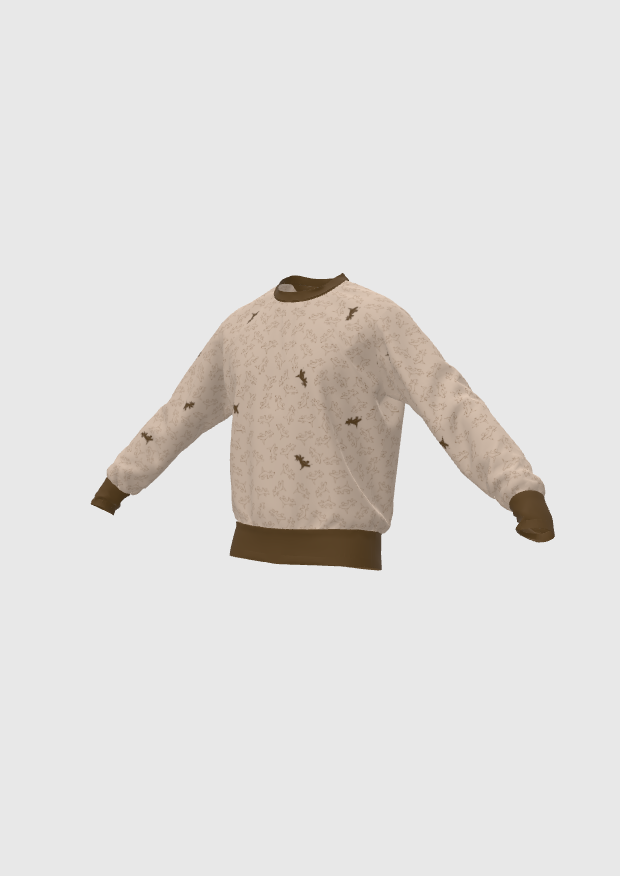Camada Sweatshirt in Beige