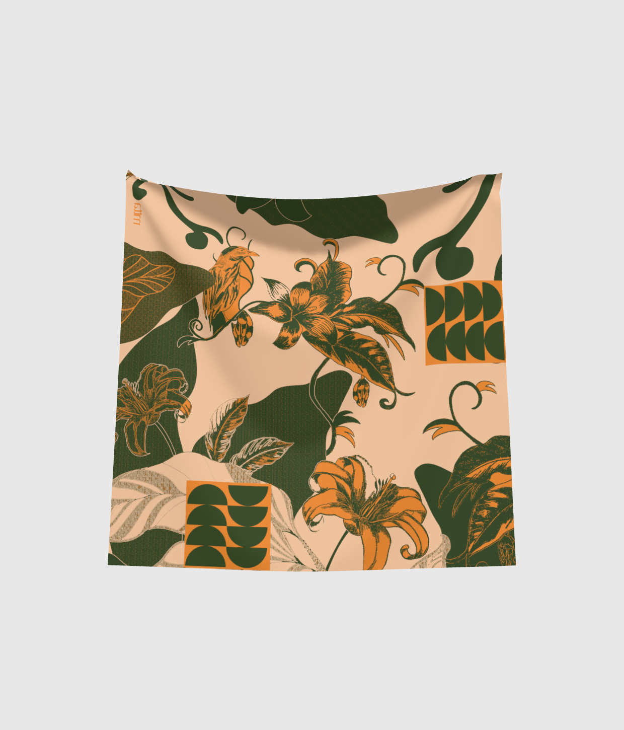 Tropical Paissage Scarf