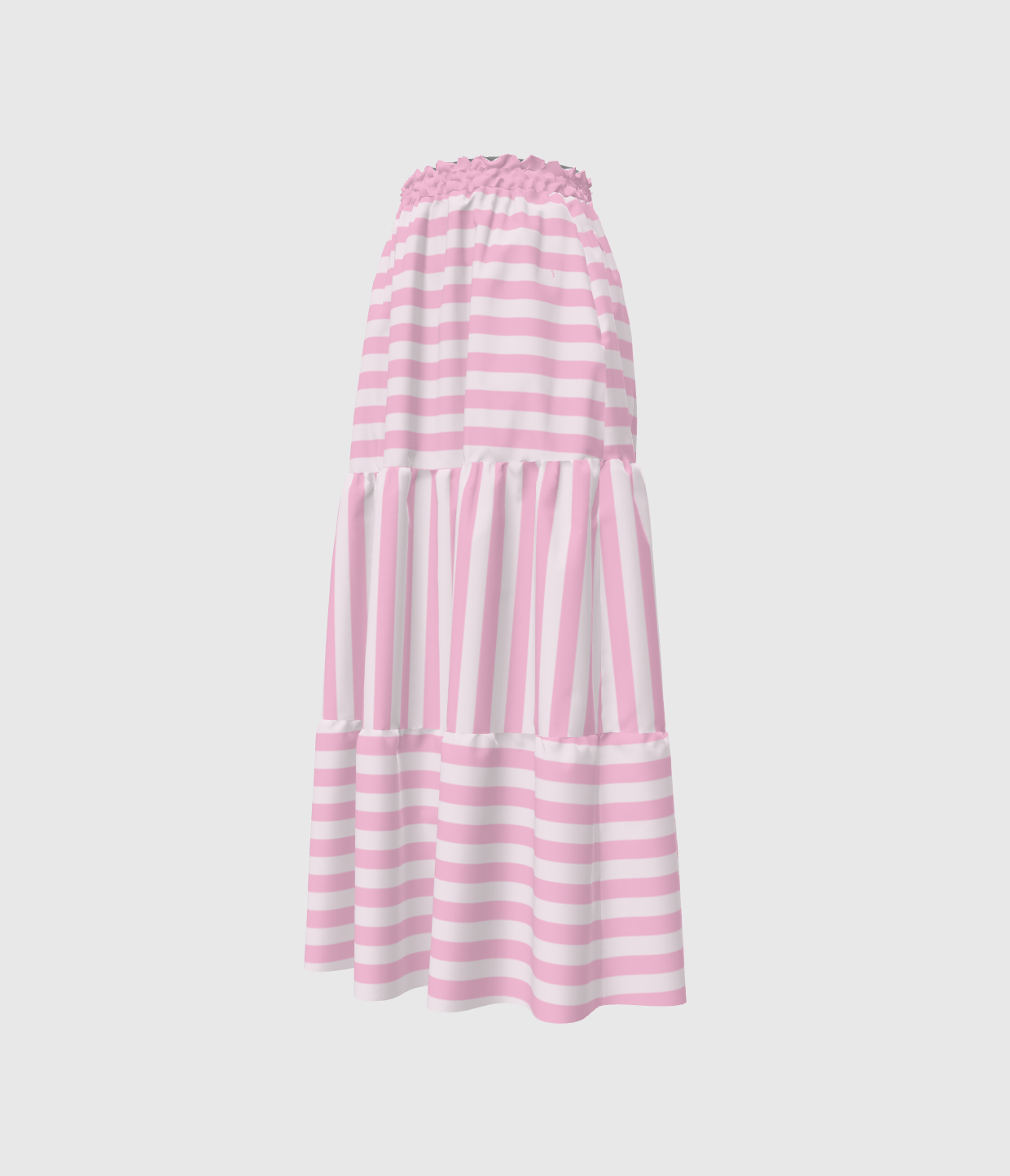 Pink Stripes Prairie Skirt
