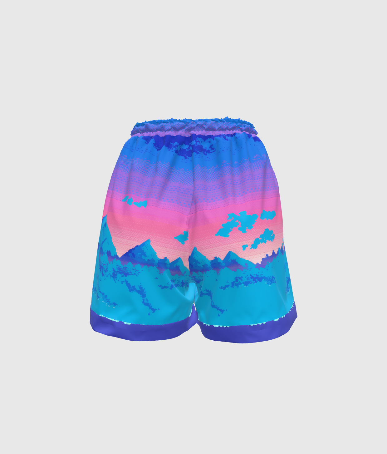 Pixel Paradise Shorts