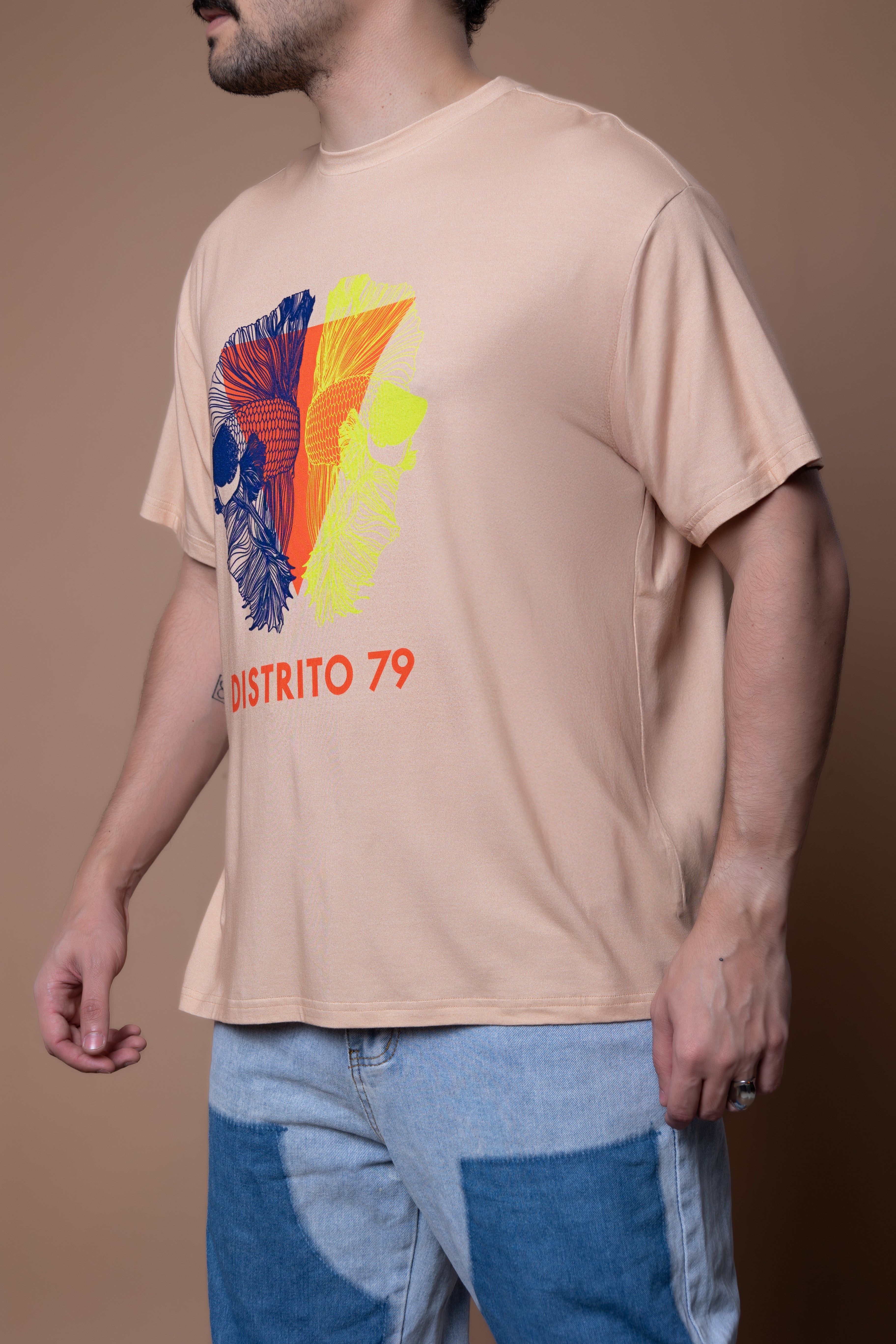 T-shirt Betta in Beige