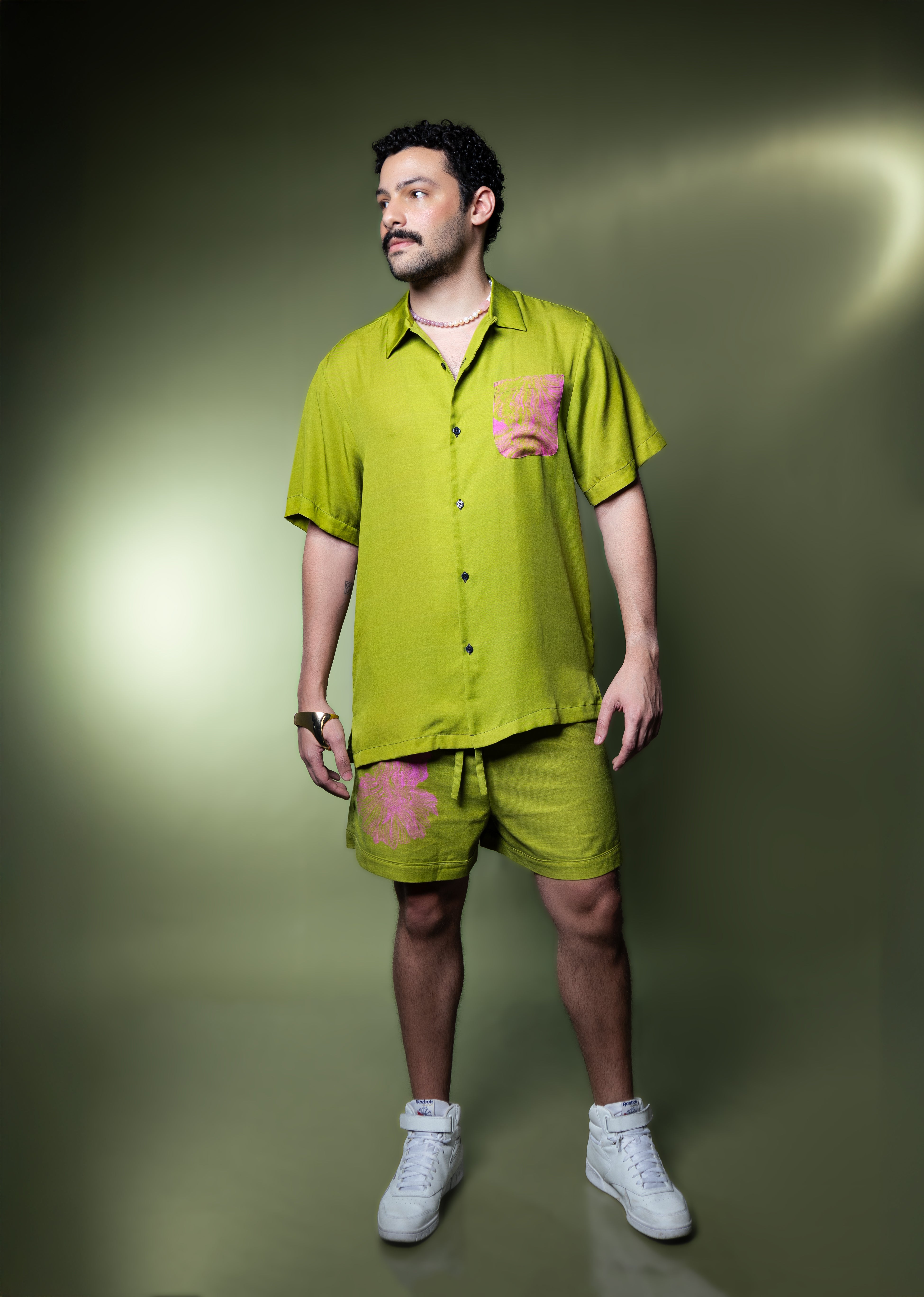 Short-sleeved Shirt Betta In Dawn Print
