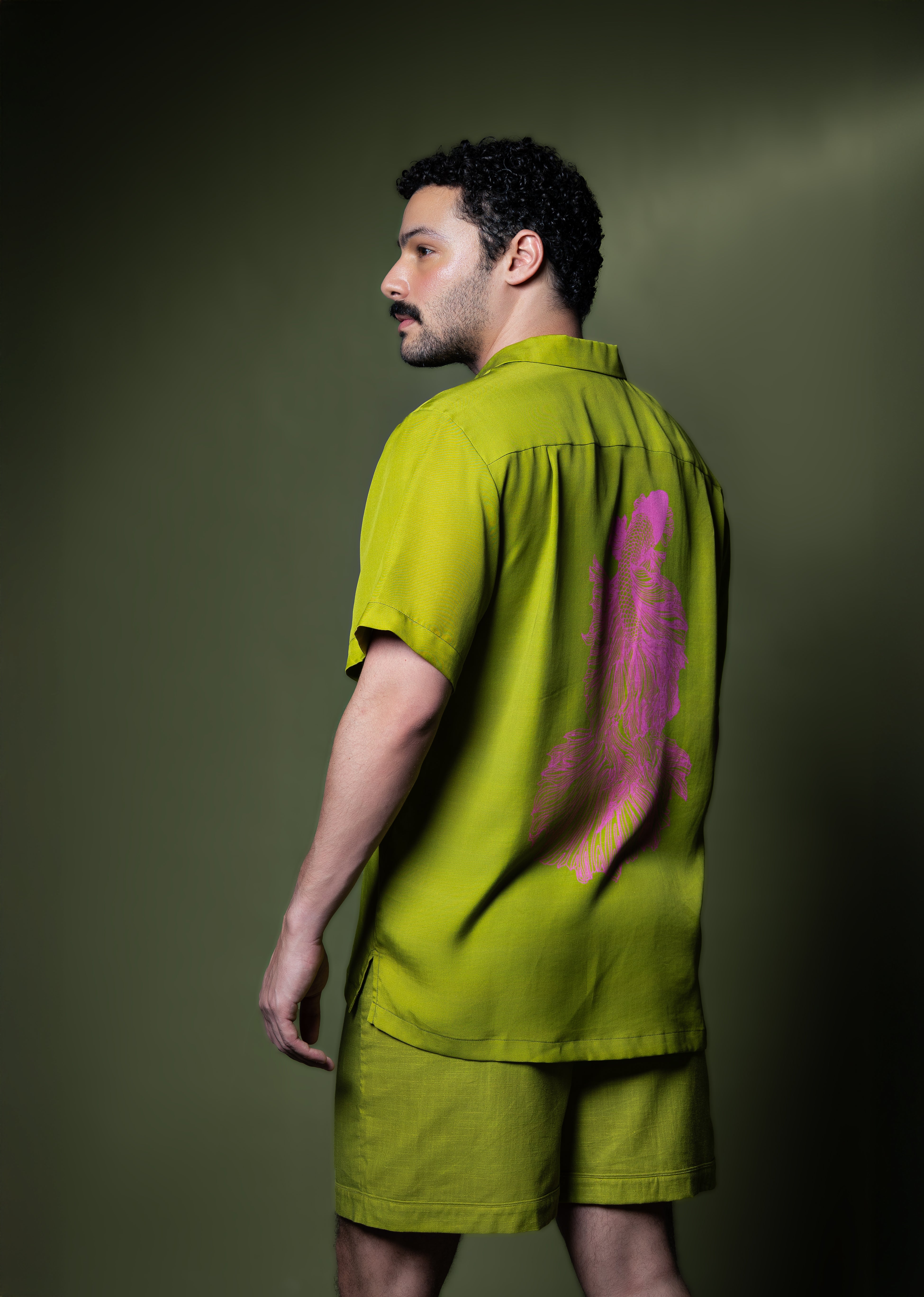 Short-sleeved Shirt Betta In Dawn Print