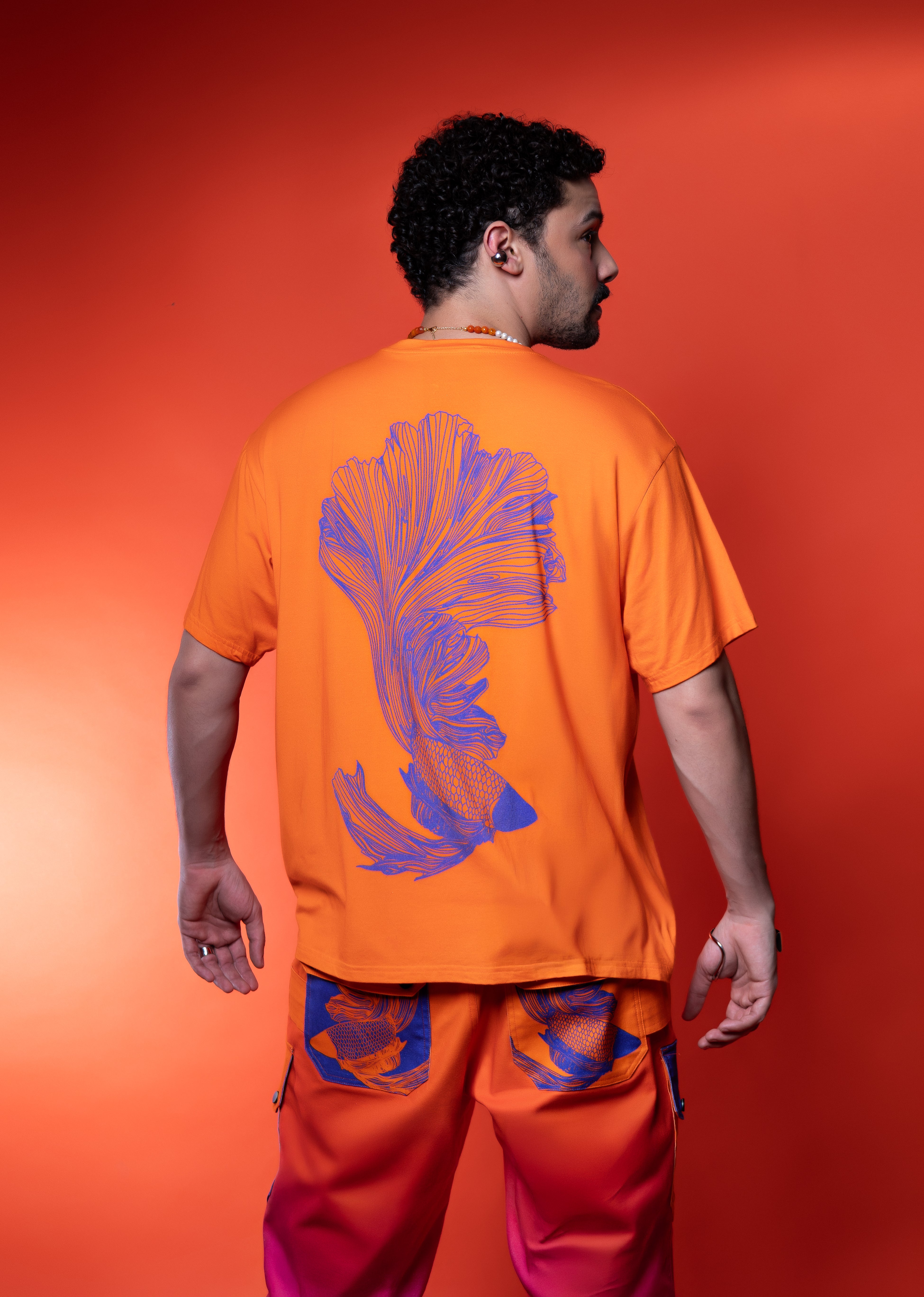 T-shirt Betta In Orange