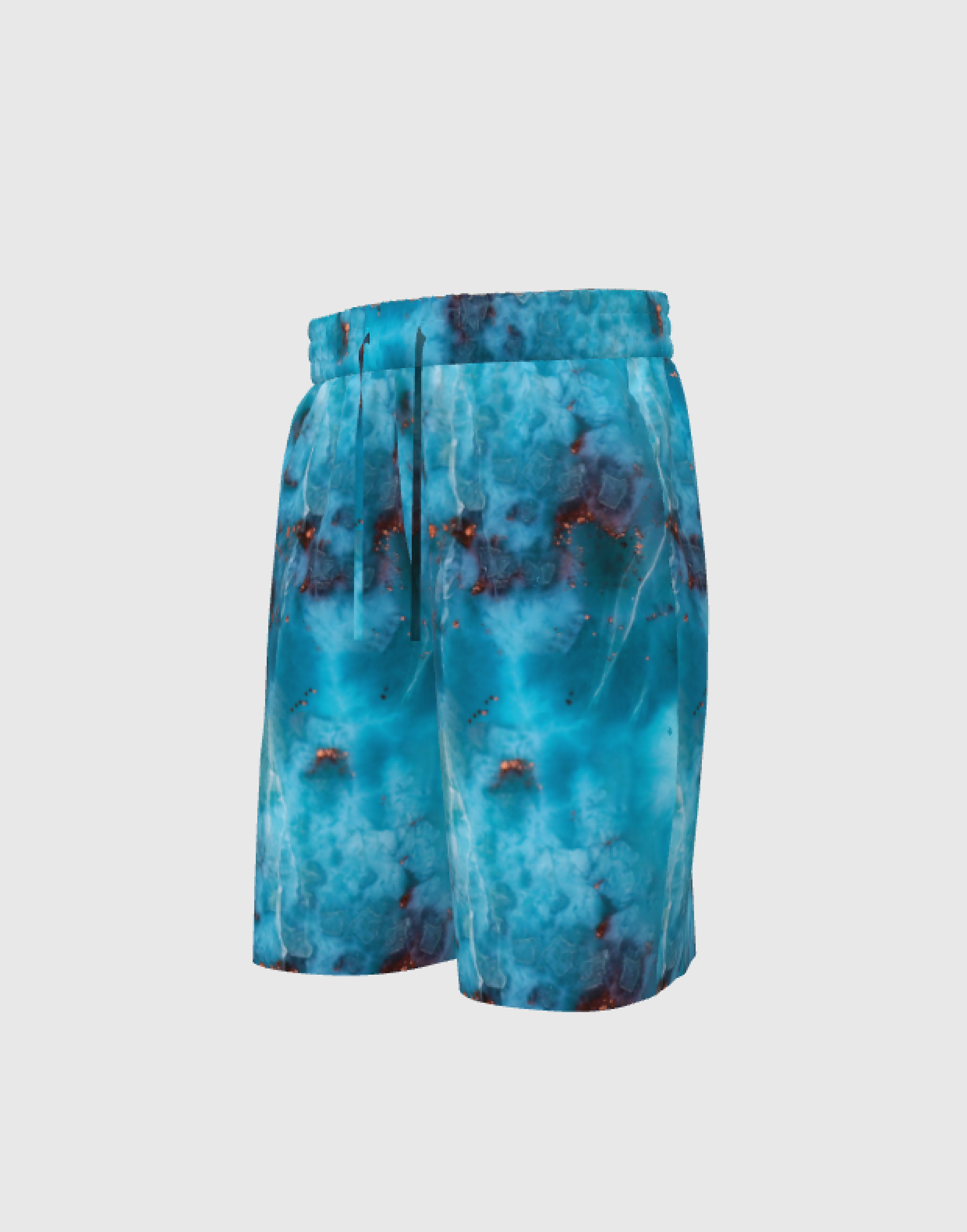 Blue Red Larimar Shorts