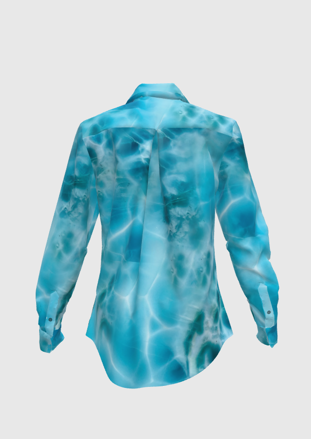 Larimar Button Down Blouse