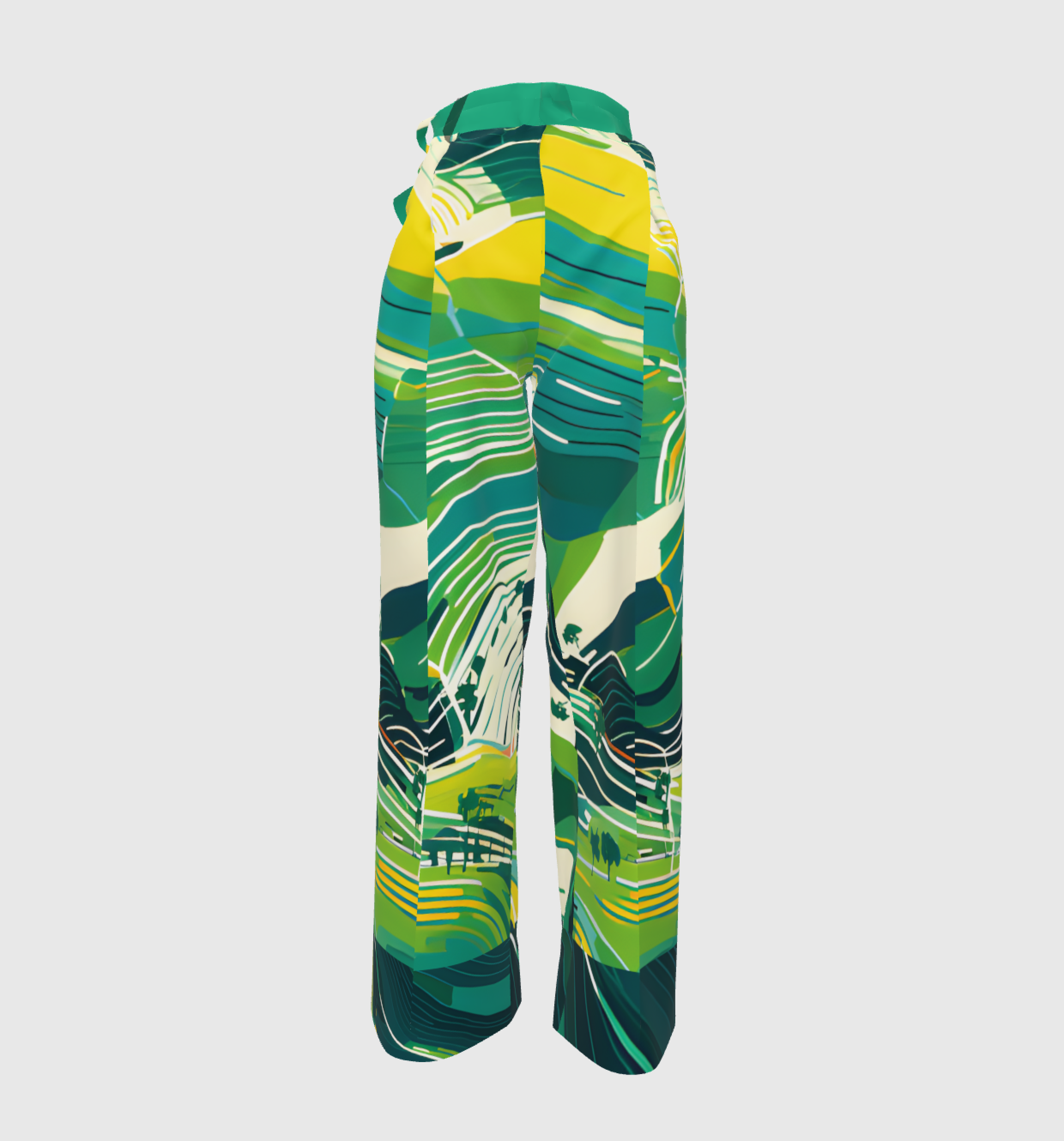 DOMINICAN COUNTRYSIDE  PLEATED PANT