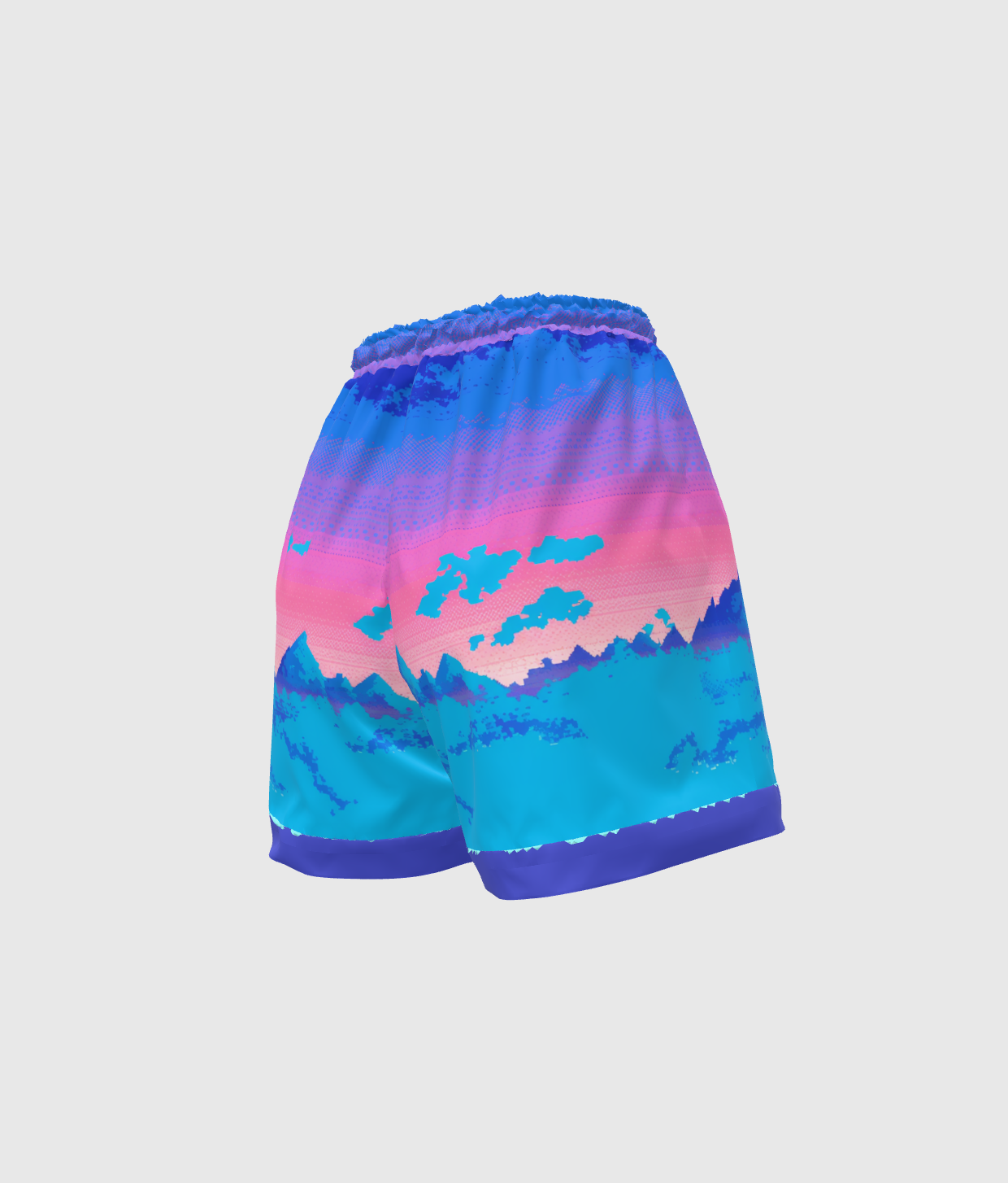 Pixel Paradise Shorts