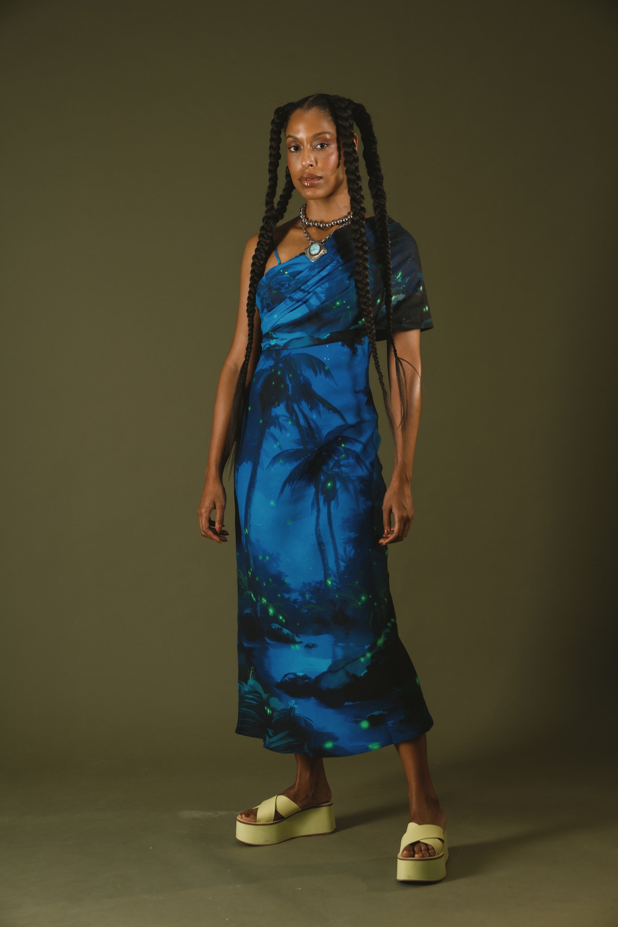 Kokuyo Slip Dress